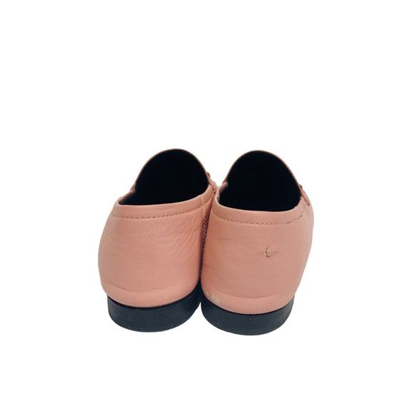 GUCCI Pink Leather Loafers Brixton Horsebit Accent Shoes Flats Size 35 US 5 - Picture 6 of 9